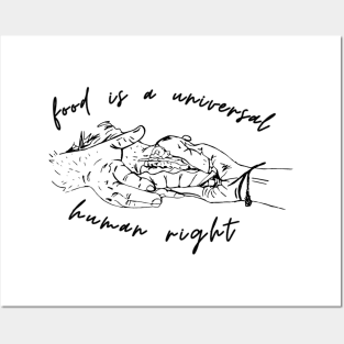 Food Is Universal Human Right Posters and Art